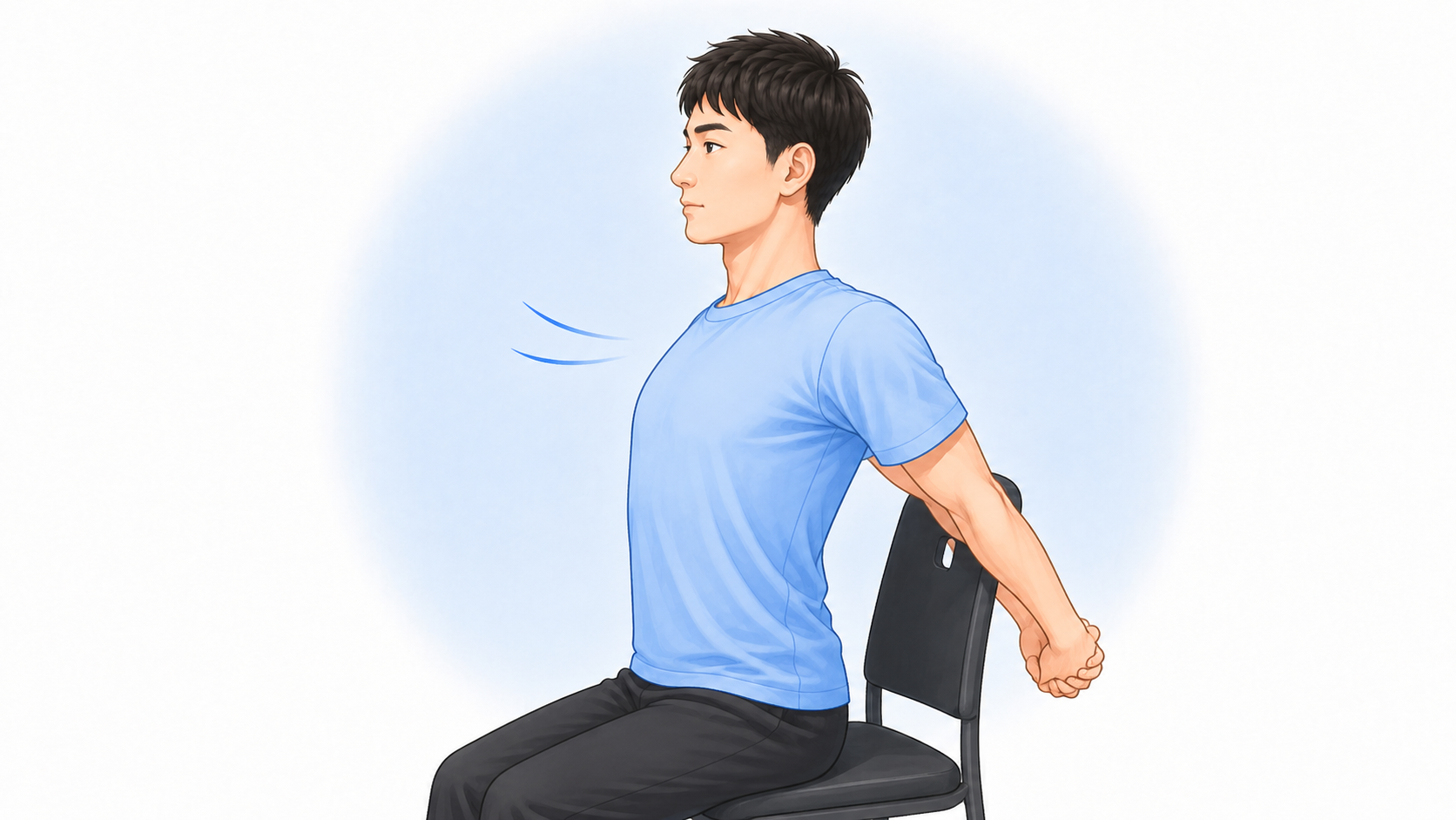 胸ひらきストレッチ
